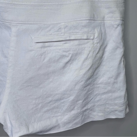 Bebe White Linen Shorts Size 8​ - Picture 4 of 9